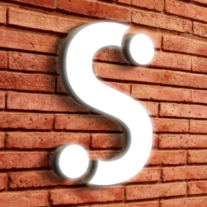 A sample image created for the front-lit Sign product.