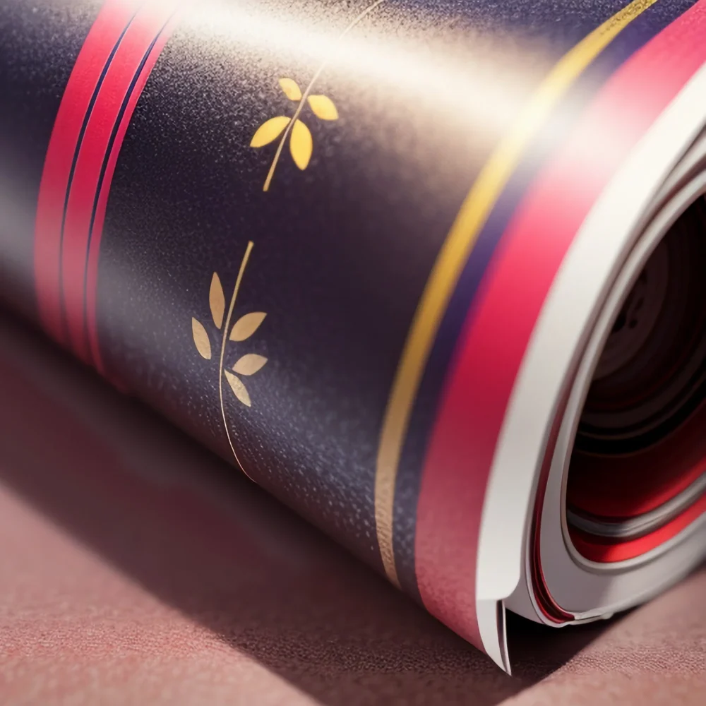 Close-up photo of Self-Adhesive Vinyl Printing roll