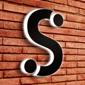 A sample image created for the Side-lit Sign product.