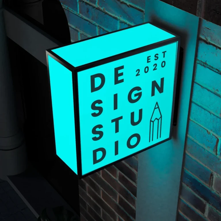 An innovative illuminated outdoor sign used on the blog 4 Steps to Choosing the Perfect Custom Sign for Business