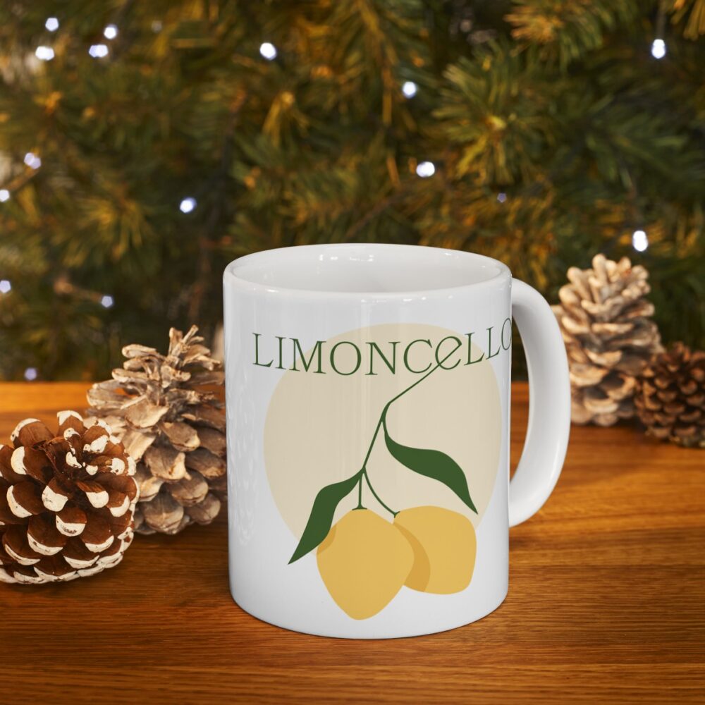 Image of the Custom Logo Ceramic Mug with Lemon logo product.