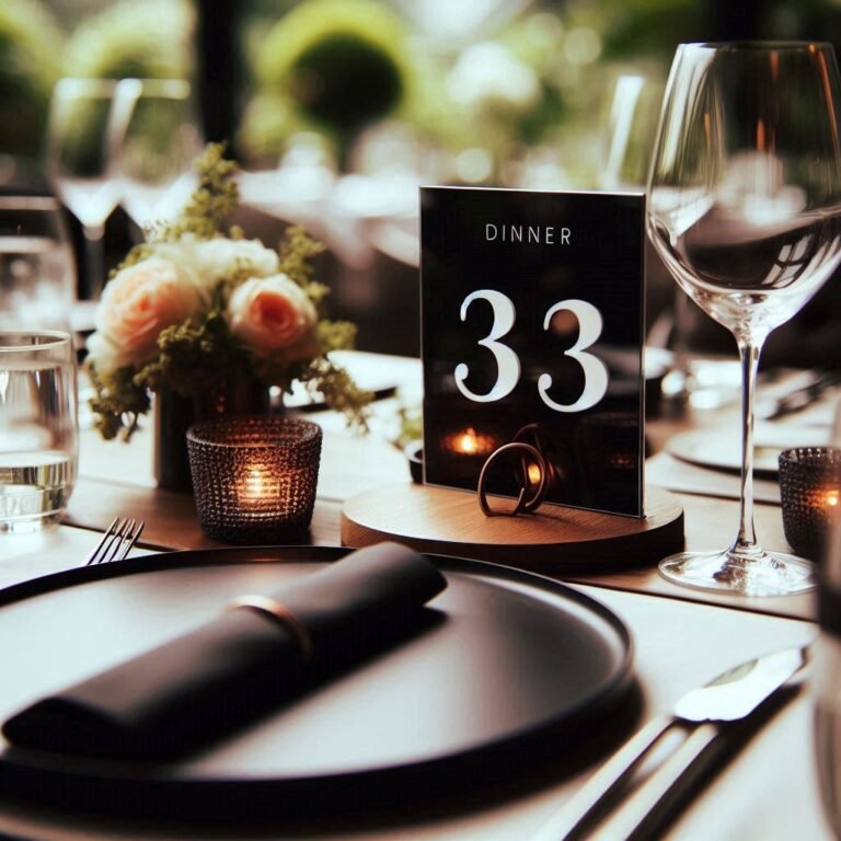 A table number image from the article 8 Advertising Ideas For Restaurant Managers That Will Increase Awareness.