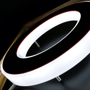 side lit floating letters