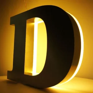 Wholesale backlit channel letter sign manufacturing