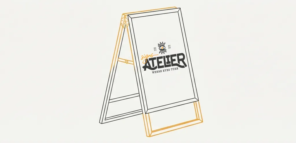choosing the right sidewalk sign image